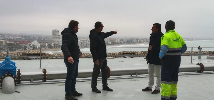 El Ayuntamiento de Peñíscola y FACSA renuevan el depósito de agua del casco histórico