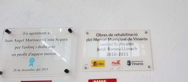 El Ayuntamiento retira las placas del exalcalde Romeu por haber sido condenado por prevaricación