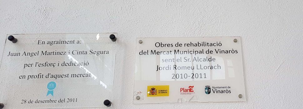 El Ayuntamiento retira las placas del exalcalde Romeu por haber sido condenado por prevaricación