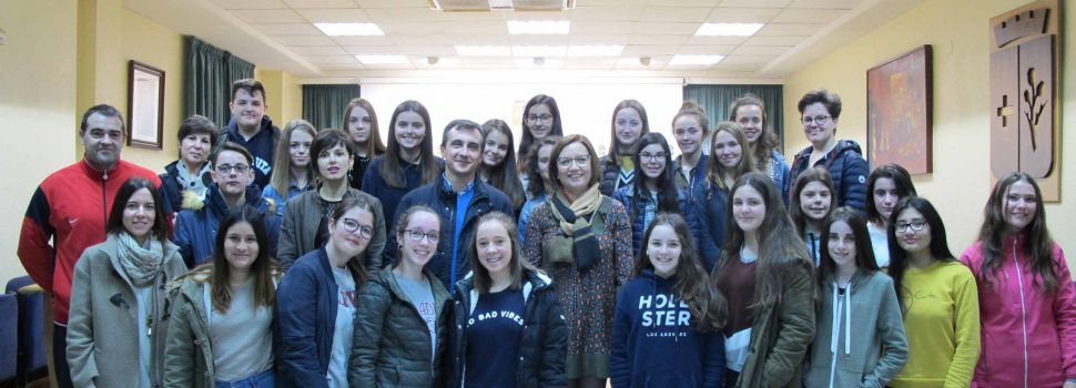 Visita a l’Ajuntament d’un grup d’estudiants de Saint Pol de Léon