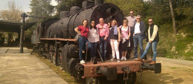 Els consells comarcals del Baix Ebre i Terra Alta visiten la Vía Verde del Aceite per conèixer el seu model de gestió mancomunat