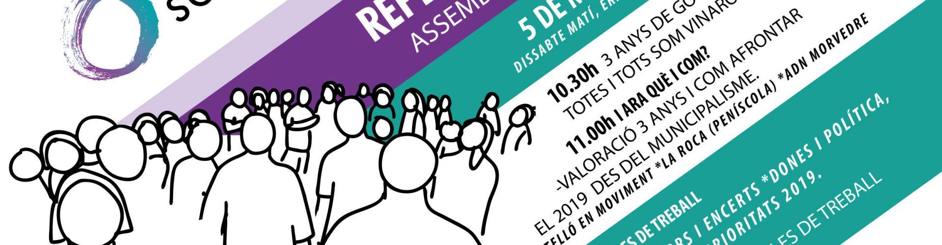 Assemblea ciutadana de Totes i Tots Som Vinaròs a l’ermita