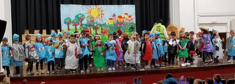 Escolars d’Infantil interpreten “La llegenda de Sant Jordi”