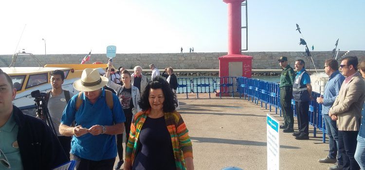 Peñíscola recibe la llegada de más de 600 cruceristas