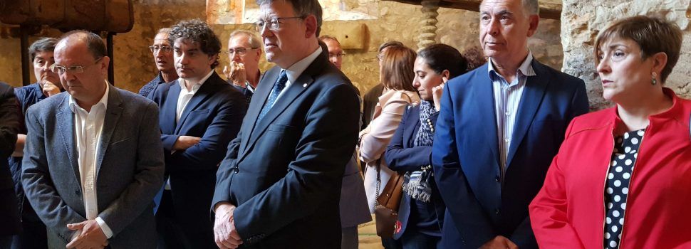 Puig visita el Molí de l’Oli en Cervera del Maestre