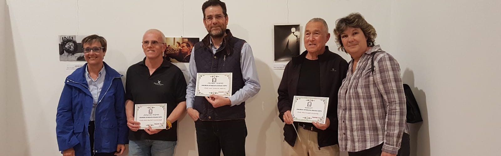 Aparicio, Bautista y Rubio recibieron los premios del concurso de Semana Santa
