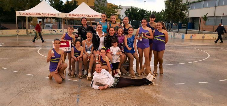 El Club Patinatge Artístic Vinaròs, en un torneo de Almassora