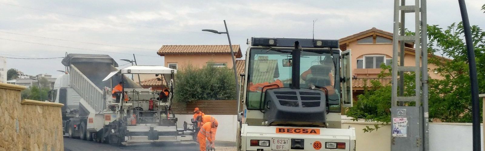 El Ayuntamiento de Peñíscola ejecuta la última fase de las obras de mejora del Camino Cervera