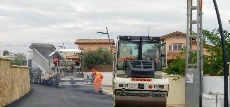 El Ayuntamiento de Peñíscola ejecuta la última fase de las obras de mejora del Camino Cervera