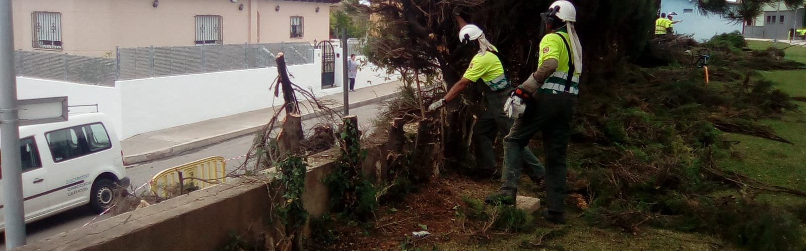 La Brigada de l’Agència Valenciana d’Emergències realitza treballs de prevenció d’incendis a Càlig
