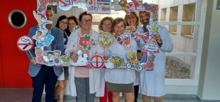 Dia Mundial sin Tabaco Hospital la Plana y Hospital Vinaròs