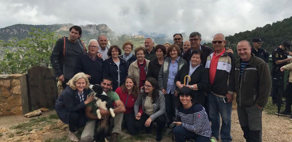 Oltra destaca que la recuperación del quebrantahuesos en la Tinença de Benifassà permite hablar de un ‘día histórico’