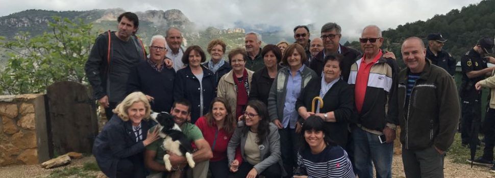 Oltra destaca que la recuperación del quebrantahuesos en la Tinença de Benifassà permite hablar de un ‘día histórico’
