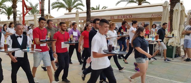 La carrera de cambrers, en fotos