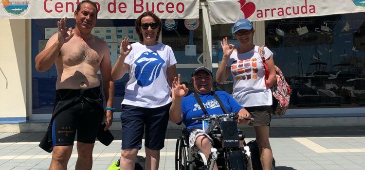 El blogger Miguel Nonay, autor del bloc A Salto de Mata, especialitzat en turisme inclusiu, ha visitat Alcalà-Alcossebre