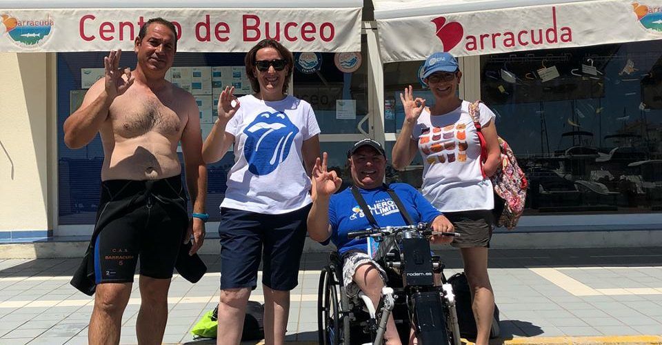 El blogger Miguel Nonay, autor del bloc A Salto de Mata, especialitzat en turisme inclusiu, ha visitat Alcalà-Alcossebre