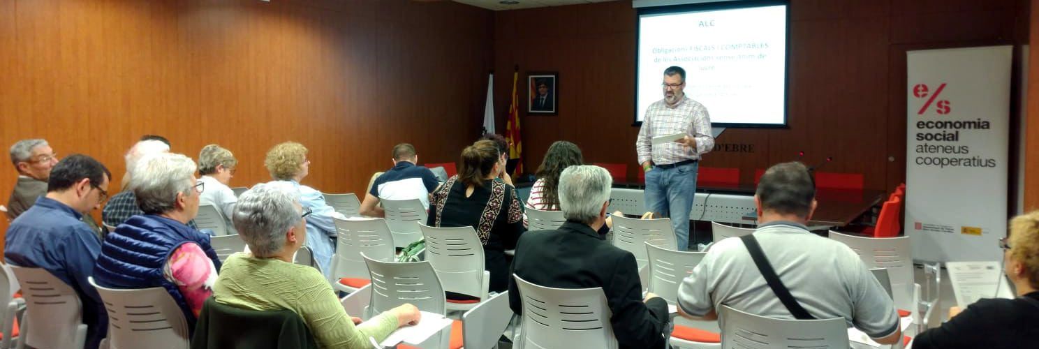 L’Ateneu Cooperatiu assessora en temes fiscals a més d’una setantena d’associacions de les Terres de l’Ebre
