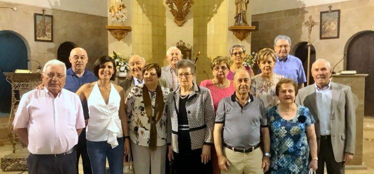 Els jubilats de Canet lo Roig honren als seus patrons