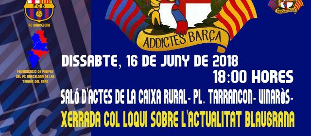 5è aniversari de la Penya Barcelonista Addictes al Barça de Vinaròs