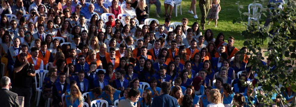 Jordi Sardà,  nou director del campus Terres de l’Ebre de la URV, participa en l’acte de graduació