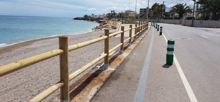 El Ayuntamiento de Vinaròs mejora el puente del barranco de les Salines