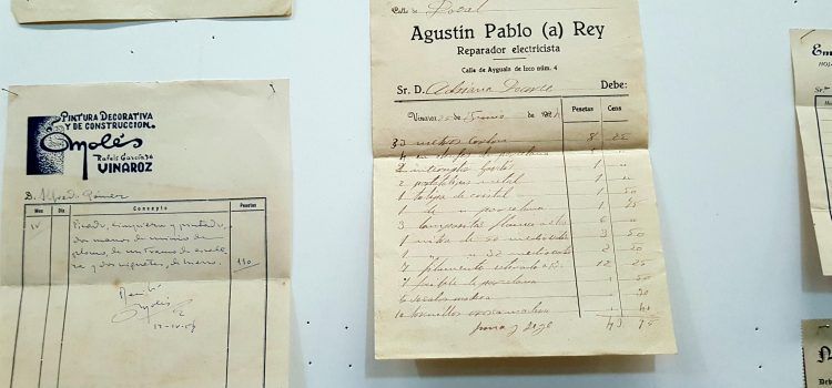 Repàs de factures i albarans de principis del segle passat