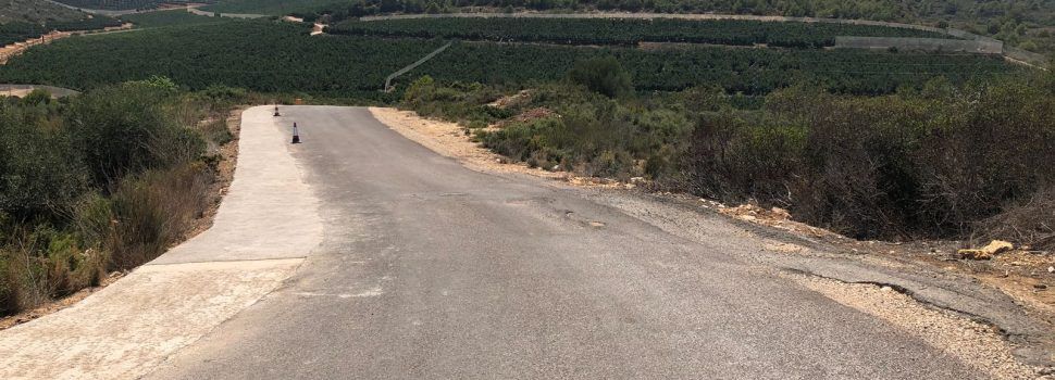 Comencen les obres de millora del vial Alcalà-Alcossebre