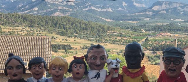 Trobada de gegants a Horta de Sant Joan amb participació vinarossenca
