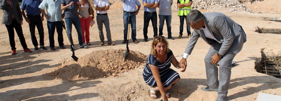L’Aldea col·loca la primera pedra de la planta de transferència d’envasos lleugers