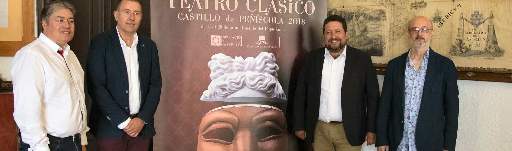 ‘Marco Aurelio’ viste de largo el patio de armas del castillo de Peñíscola en  el 21 Festival de Teatro Clásico