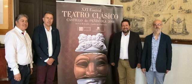 ‘Marco Aurelio’ viste de largo el patio de armas del castillo de Peñíscola en el 21 Festival de Teatro Clásico