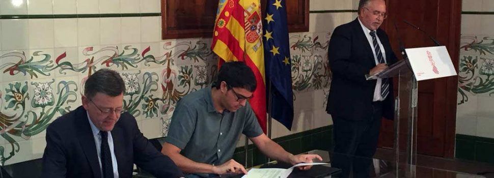 La Generalitat i l’ajuntament signen les ajudes per a la rehabilitació de la Torre Redona de Morella