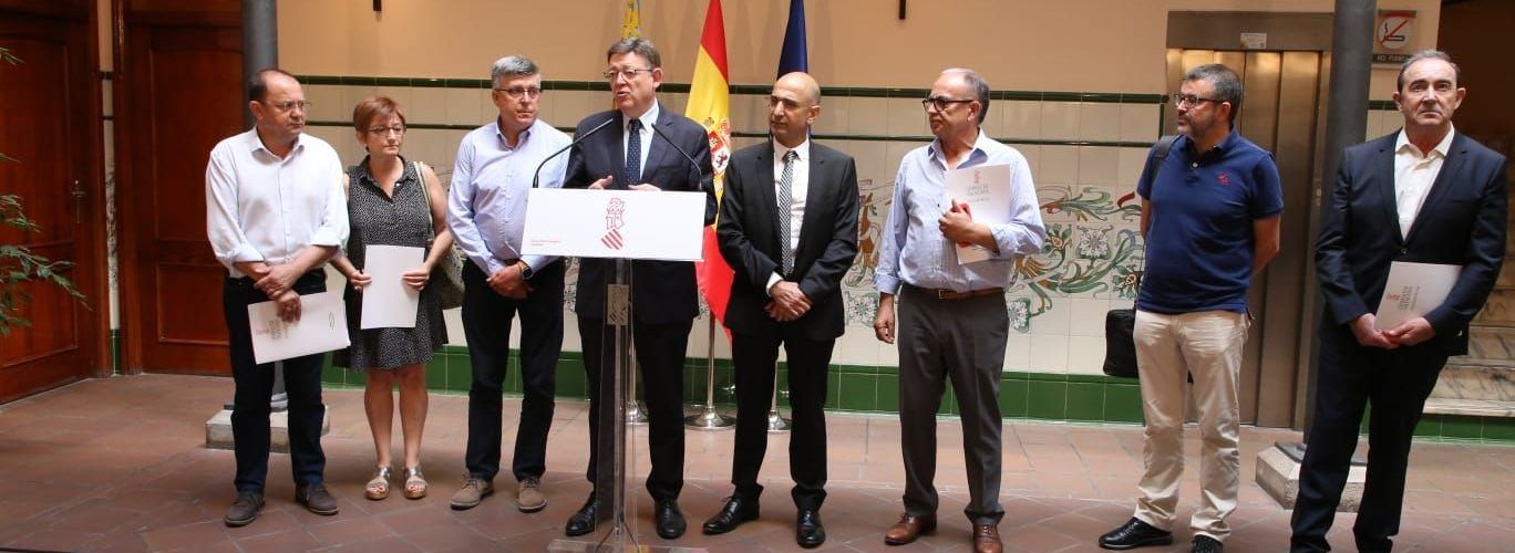 Reunió entre Ximo Puig i el Col·lectiu d’Empresaris del moble de La Sénia