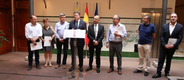 Reunió entre Ximo Puig i el Col·lectiu d’Empresaris del moble de La Sénia