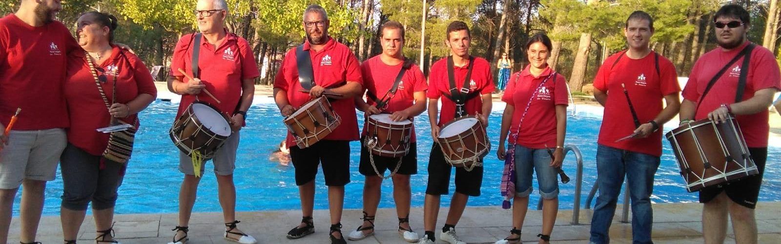 Els joglars dels Nanos i Gegants de Vinaròs, a Xert i a la nit dels fanalets