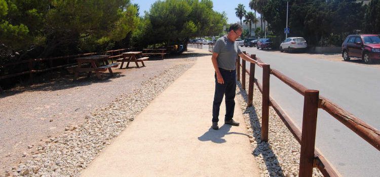 La millora del paviment de la Senda Litoral d’Alcossebre el converteix en totalment accessible