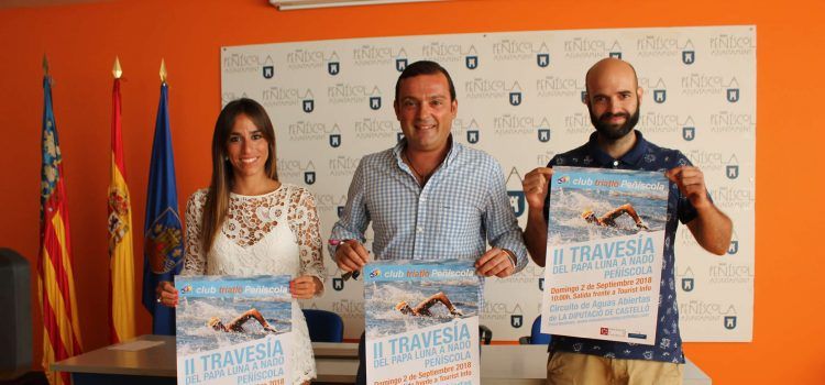 La II Travesía del Papa Luna a nado se celebrará en Peñíscola el 2 de septiembre