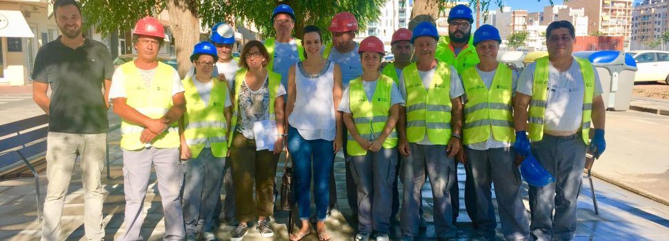 El taller d’ocupació acaba la segona fase de la reforma de l’Avinguda Jaume I de Vinaròs