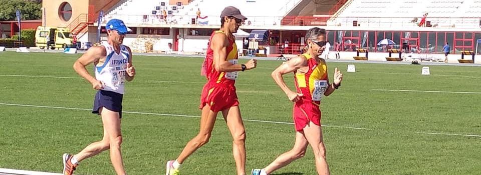 Miguel Angel Carvajal, campió del món en 5 km marxa en el Campionat Mundial d’Atletisme Màster de Málaga