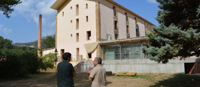 Avancen les obres del Centre de Desenvolupament i Acceleració Turística Fàbrica Giner-Els Ports