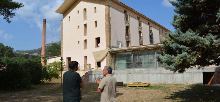 Avancen les obres del Centre de Desenvolupament i Acceleració Turística Fàbrica Giner-Els Ports