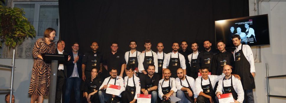 José Carlos López del restaurant Origen de Puigcerdà, primer premi del Concurs de Cuina Aplicada al Llagostí de Vinaròs