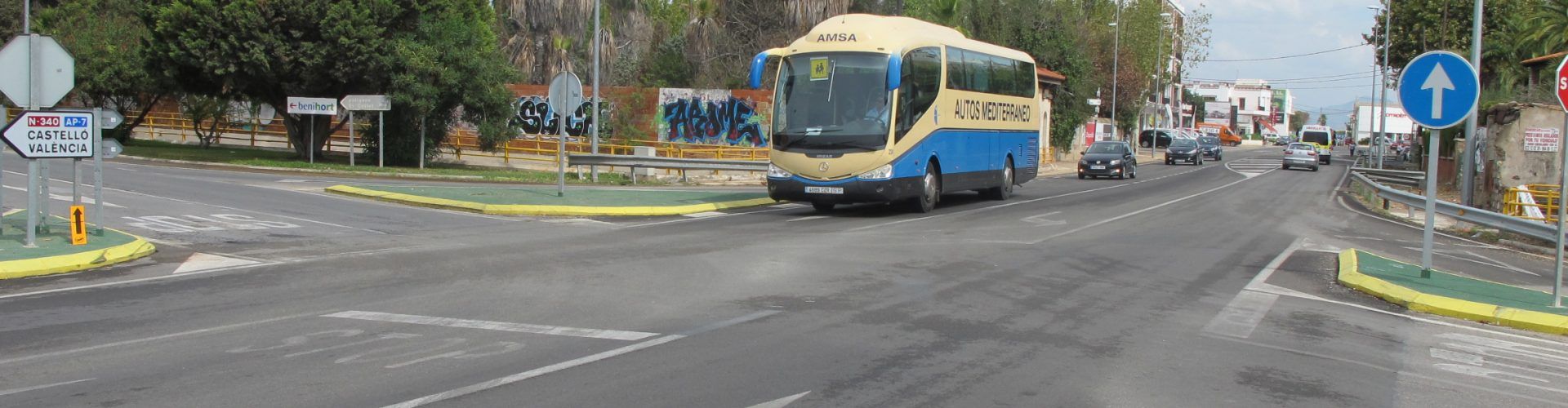 Comencen les obres de la rotonda de la carretera de Benicarló a Càlig