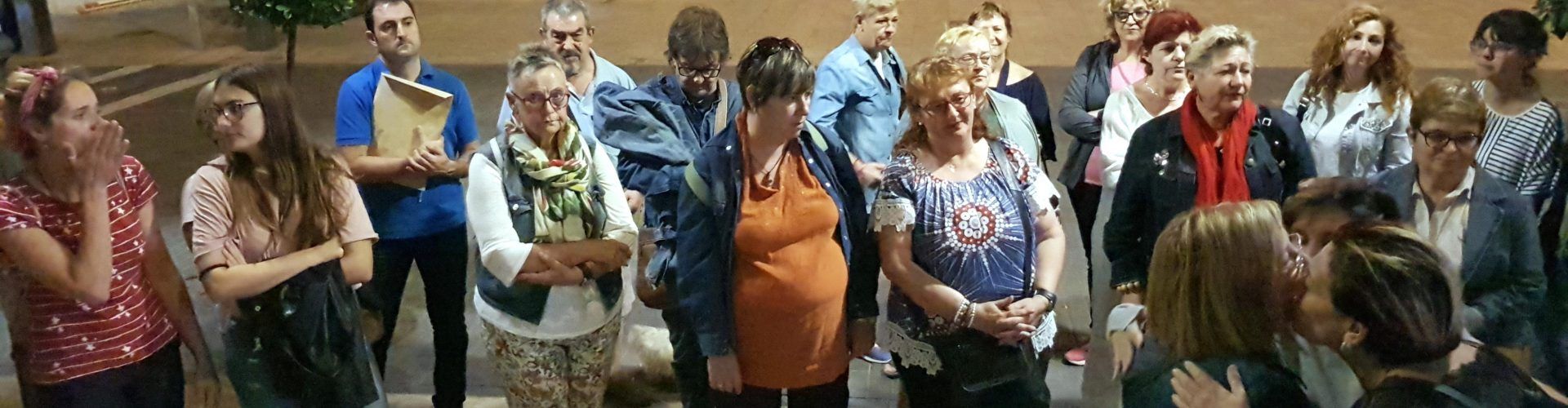 Concentració d’octubre per denunciar la violència de gènere