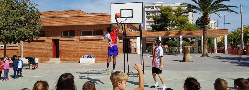 Fomentant el bàsquet a les escoles