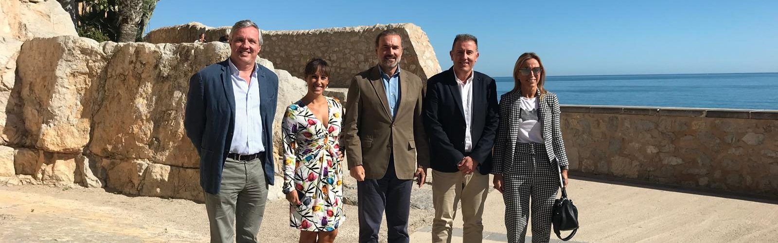 La Diputación impulsará la internacionalización del Castillo de Peñíscola con la Asociación de Grandes Castillos de España