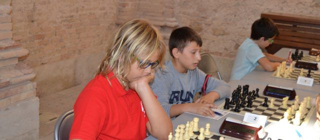 Primeras rondas del Promoció Sub12 2018 Terres del Ebre, d’escacs, a la Rápita