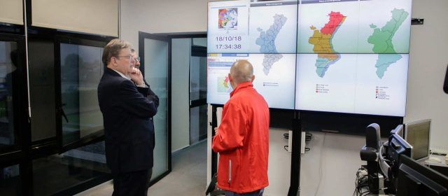 Puig insta a la ciudadanía a actuar “con la máxima prudencia” ante el episodio de intensas lluvias