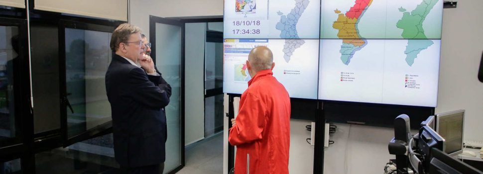 Puig insta a la ciudadanía a actuar “con la máxima prudencia” ante el episodio de intensas lluvias