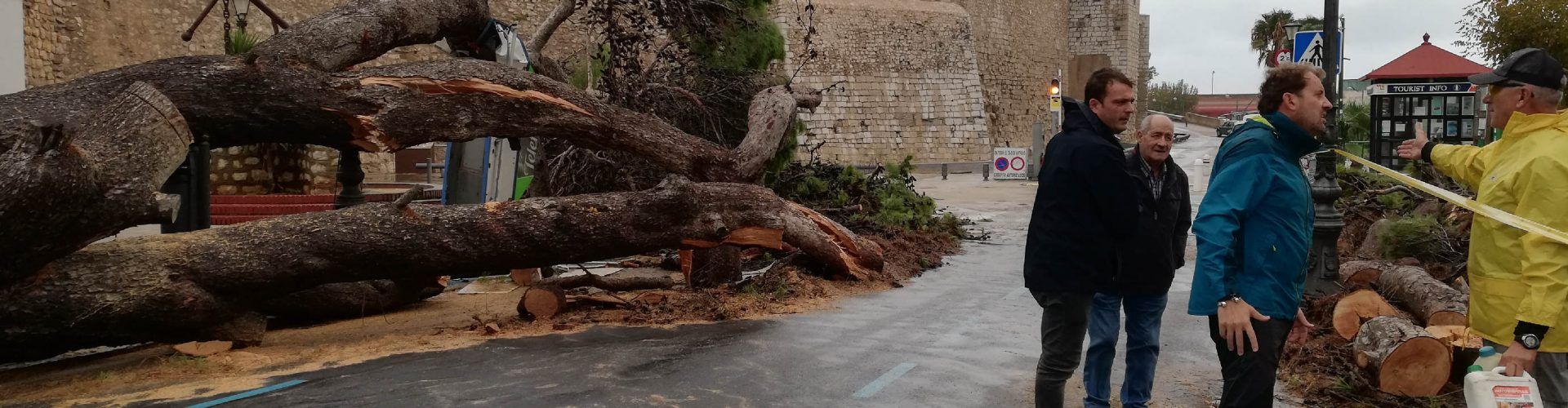 Peñíscola acentúa las medidas de precaución ante la alerta meteorológic
